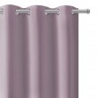 Zasłona z matowej tkaniny pudrowy fiolet na przelotkach 145x230cm FELICIA